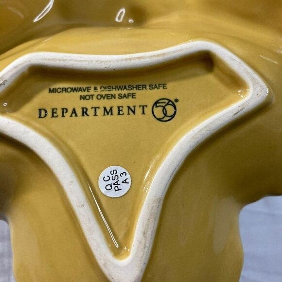 Department 56 Autumn Fall Maple Leaf Divided Serving Table Top Dish 12”X12” - Picture 6 of 9